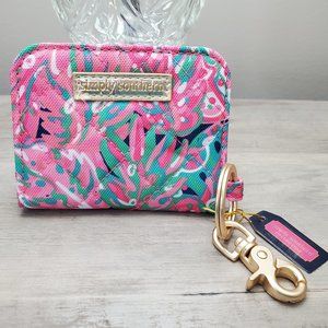 Simply Southern Snap Wallet Keychain NWT